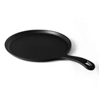 Commercial Chef 10.5-INCH Cast Iron Round Griddle, Piece (10.5 Inch), Black New. Price: $39.38.