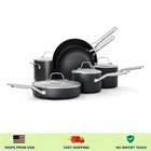 Calphalon Hard-anodized Nonstick 10-PIECE Cookware Set New. Price: $189.00.