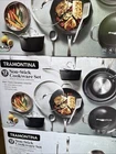 Tramontina 12-PIECE Ceramic Non-stick Pots & Pans Cookware Set + Utensils Used. Price: $114.99.