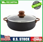 Imusa 13.5QT Black Stone Aluminum Speckled Nonstick Caldero With Glass Lid New. Price: $38.62.