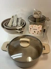 New Carote Nonstick Pots And Pans Set 7 Pcs Induction Kitchen Cookware Beige. Price: $69.99.