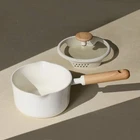 Carote 2QT Ceramic Nonstick Sauce Pan With Lid Cream New. Price: $24.69.