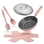 Masterpan Ceramic Nonstick Stovetop Oven Frypan & Skillet Stainless Steel Lid New. Price: $62.99.