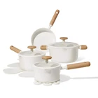Carote 11PC Ceramic Nonstick Cookware Set Cream New. Price: $63.90.