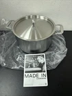 Made-in 8 Quart Stock Pot With Lid Stainless Steel Nib New. Price: $199.99.