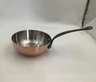 Mauviel M'heritage M'150 Ci Chef Pan With Cast Iron Handle, 2.1-QT New. Price: $143.47.