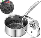 Aufranc Hybrid Nonstick 1 Quart Stainless Steel Saucepan With Glass Lid, Induct New. Price: $38.78.