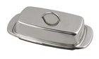 Fox Run Stainless Steel Double Butter Dish With Lid, 2 Stick Capacity New. Price: $36.86.