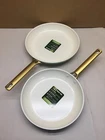 Greenpan Hard Anodized Healthy Ceramic Nonstick 10" And 12" Frying Skillet New. Price: $109.95.