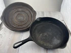 Vintage Griswold Cast Iron Ten Inch Skillet No Erie Pa Usa 704 W/1098 Lid Used. Price: $75.00.