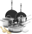 Greenpan Chatham Tri-ply Stainless Steel 12 Piece Cookware Set, Pfas-free Pots New. Price: $484.37.