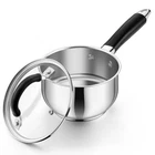 P&p Chef 1 Sauce Pan With Lid, Stainless Steel Quarts, Silver New. Price: $84.00.