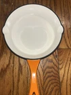 Crock-pot Artisan 8 Enameled Cast Iron Skillet/saut /fry Pan Scarlet Orange New. Price: $45.00.