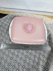 Joie Piggy Microwave Bacon Tray With Splatter Lid, Holds 4-5 Strips Of Used. Price: $13.99.