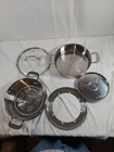 Nuwave Stainless Steel Ultimate Cookware Set Steamer & Fondue Model 32003A Used. Price: $20.00.