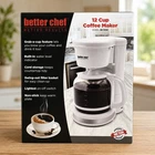 Better Chef 12 Cup Coffee Maker In White Model IM-115W New. Price: $39.99.