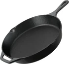 Utopia Kitchen Premium Cast Iron Skillets 12 Inch, Chef's Pan, Pre-seasoned Fryi New. Price: $56.48.