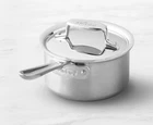 Stainless-steel Saucepan, 1.5 Qt., New, By : D5 Brushed, All Clad. Price: $105.00.