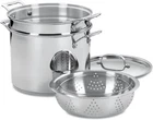 Cuisinart 4-PIECE Cookware Set, 12 Quarts, Chef's Classic Stainless Steel Pasta New. Price: $149.99.