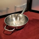 Wolfgang Puck Cafe Collection Stainless Steel Saute Pan Helper 042005, 10" Used. Price: $22.49.