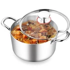 Teamfar 8QT Tri-ply Stainless Steel Stock Pot Pasta Cooking W/ Lid New. Price: $68.08.