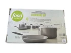 Food Network 10-PC Nonstick Ceramic Cookware Set Graphite New. Price: $102.99.