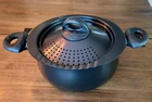 Bialetti 5.5-QUART Nonstick Aluminum Pasta Pot With Strainer Lid Handles New. Price: $49.99.
