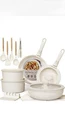 Astercook 21 Piece Pots Pans Nonstick Cookware Set,detachable Handles, Rv New. Price: $42.00.