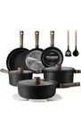 Carote Nonstick Pots And Pans, Induction Cookware Set 16PCS $140 New. Price: $71.99.