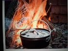 Cast Iron Oven W/lid Nib 4QT Camp Footed Crucible Cookware New. Price: $36.55.