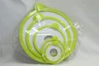Set Of 5 Kitchen Master Smart Lids Universal Green Covers Food Saver New. Price: $15.00.