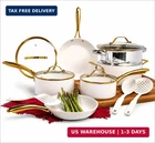 Gotham Steel 15 Pc Ceramic Cookware Set Nonstick, Pots And Pans Wi New. Price: $160.14.