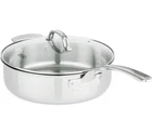Viking 3-PLY Stainless Steel Saute Pan Mirror Finish With Glass Lid 5.25 Qt Nwt New. Price: $110.00.