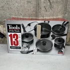 Tools Of The Trade Nonstick 13 Piece Cookware Set Dishwasher Safe Stainless New. Price: $8.99.
