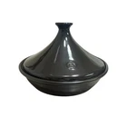 Emile Henry Flame Tagine, 3.7 Quart, Fusain Charcoal Black Used. Price: $110.00.