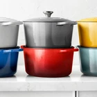 Creuset Signature 6.5-QT Enameled Cast Iron Deep Round Dutch Oven New. Price: $165.00.