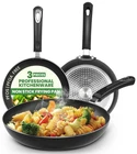 Utopia Kitchen Cookware 3 Piece Omelette Pan Skillet Set, Nonstick... New. Price: $119.97.