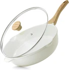 Nonstick Ceramic Saute Pan 12-INCH, 5QT Non-toxic Deep Frying Skillet With New. Price: $77.99.