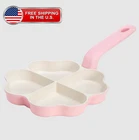 Paris Hilton 8-IN Ceramic Nonstick Divided Heart Frying Pan Skillet, 4-SECTION New. Price: $24.14.
