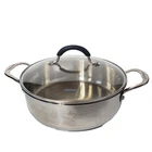 Cuisinart Stainless Steel Pan Induction Ready 2.5 W/glass Lid Model #7755-24PP Used. Price: $21.21.
