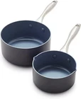 Greenpan Lima 2 Quart Cooking Pot With Ceramic Nonstick Coating Gray New. Price: $72.79.