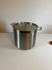 Kirkland Signature 16 Quart Stainless Steel Stock Pot With Lid Used. Price: $45.00.