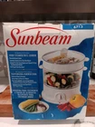 Vintage Sunbeam 8 Quart Food Steamer & Rice Cooker Model 4713 Open Box. Price: $42.75.