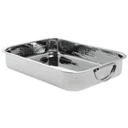 Hubert Roasting Pan With Stainless Steel Hammered Finish- 15 3/4"L X 10 13/16"W New. Price: $89.39.