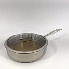 Bergner Tri-ply Steel Guard Technology 3.9QT Non-stick Saute Pan Stainless New. Price: $60.49.