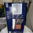 Henckels 12-PIECE Knife Block Set Stainless Steel Dishwasher Safe Wood New. Price: $99.00.