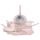 Greenpan Rio Advanced 10PC Ceramic Nonstick Cookware Set Pink New. Price: $71.99.