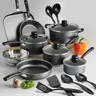 Tramontina Primaware 18 Piece Non-stick Cookware Set, Steel Gray Free Shipping New. Price: $49.99.