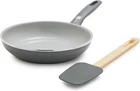 Greenpan Dover 8 Frying Skillet With Spatula, Nontoxic Pfasfree Ceramic ... New. Price: $27.19.