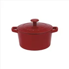 Cuisinart Cast Iron 3-QT. Dutch Oven Venice Red New. Price: $19.99.